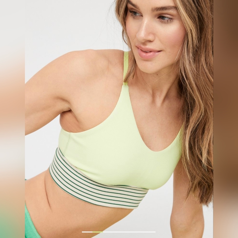 OFFLINE by Aerie Ribbed Scoop Sports Bra - XS